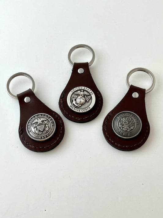 Military concho keychain
