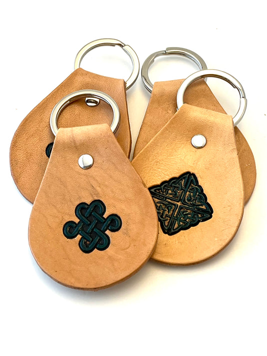 Tooled Celtic key fobs