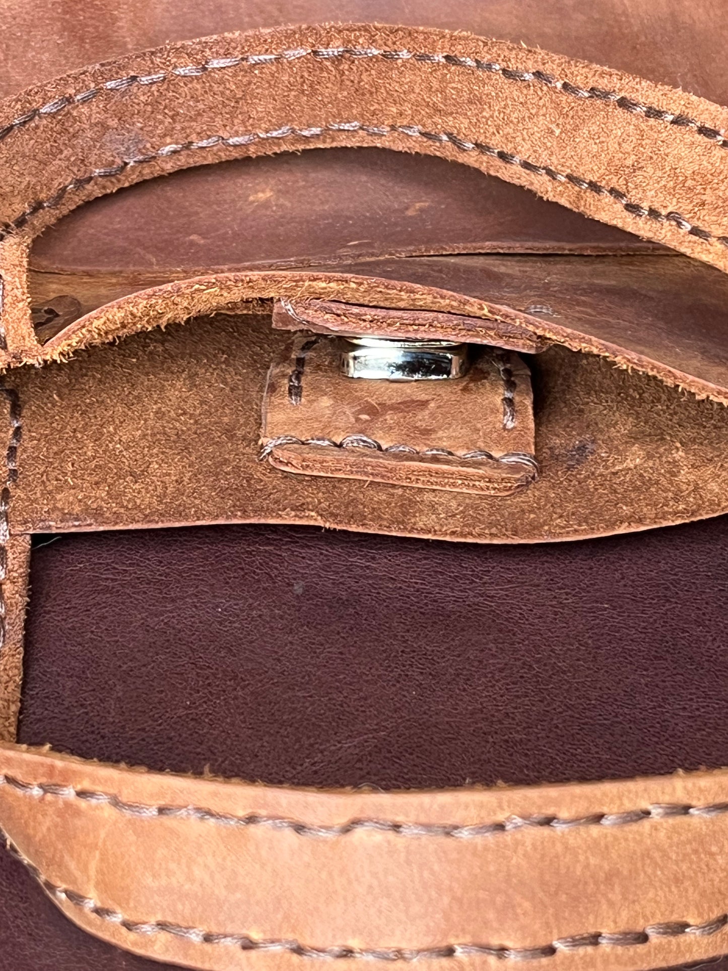 Small Leather Tote Bag