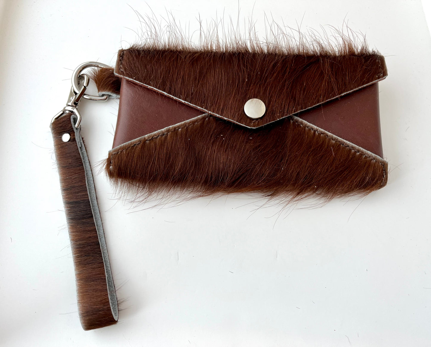 Hair on Hide Wristlet