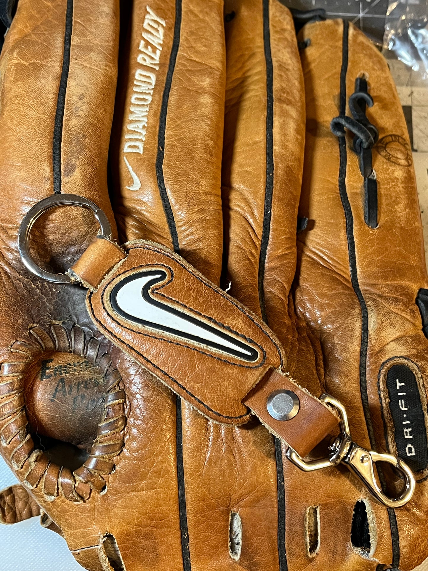 Nike Baseball Glove Keychain