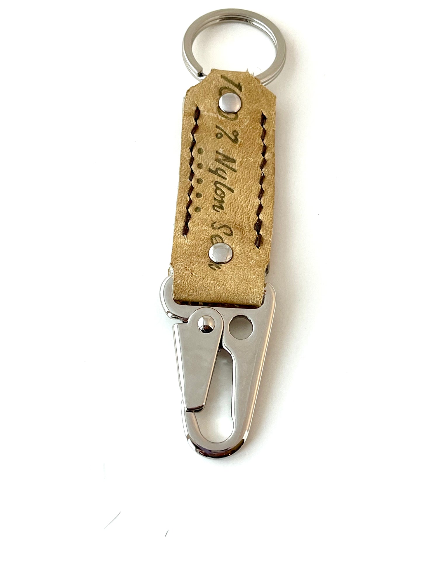 Dual Ended Leather Baseball Glove Keychains