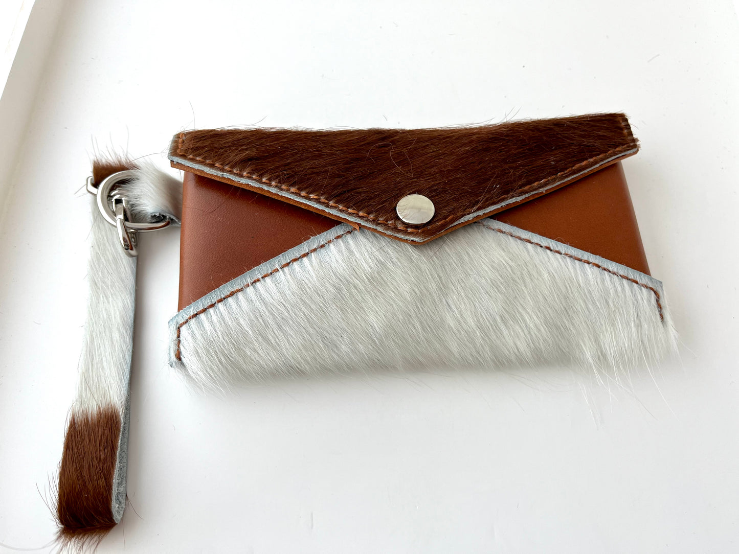 Hair on Hide Wristlet
