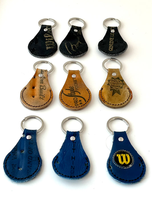 Baseball Glove Leather Keychains