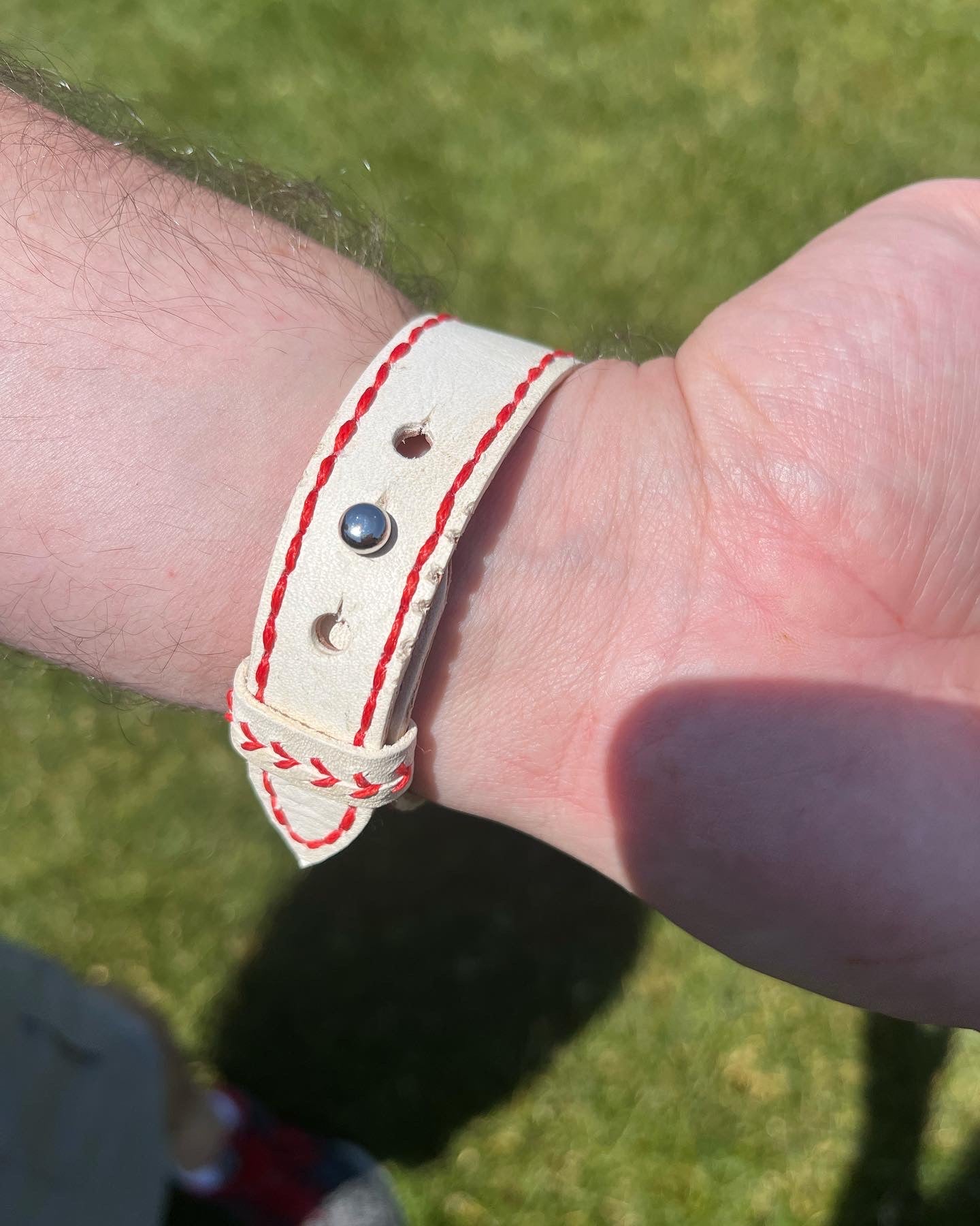 Baseball Watch Band (Apple Hardware)