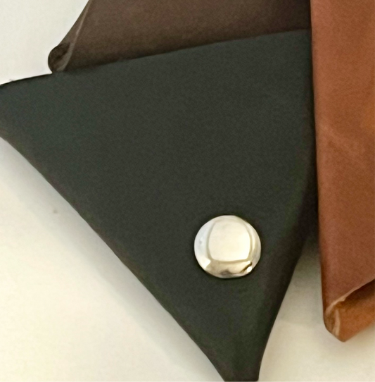 Leather Origami Coin Pouch