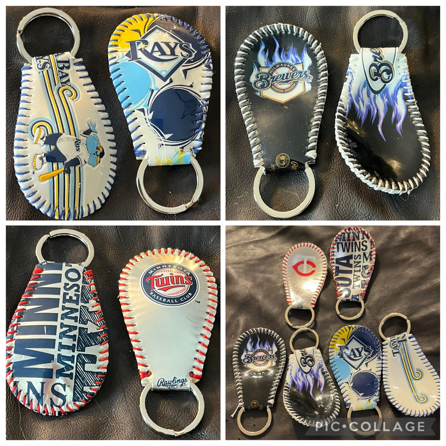 Rawlings Gloss Baseball Keychains