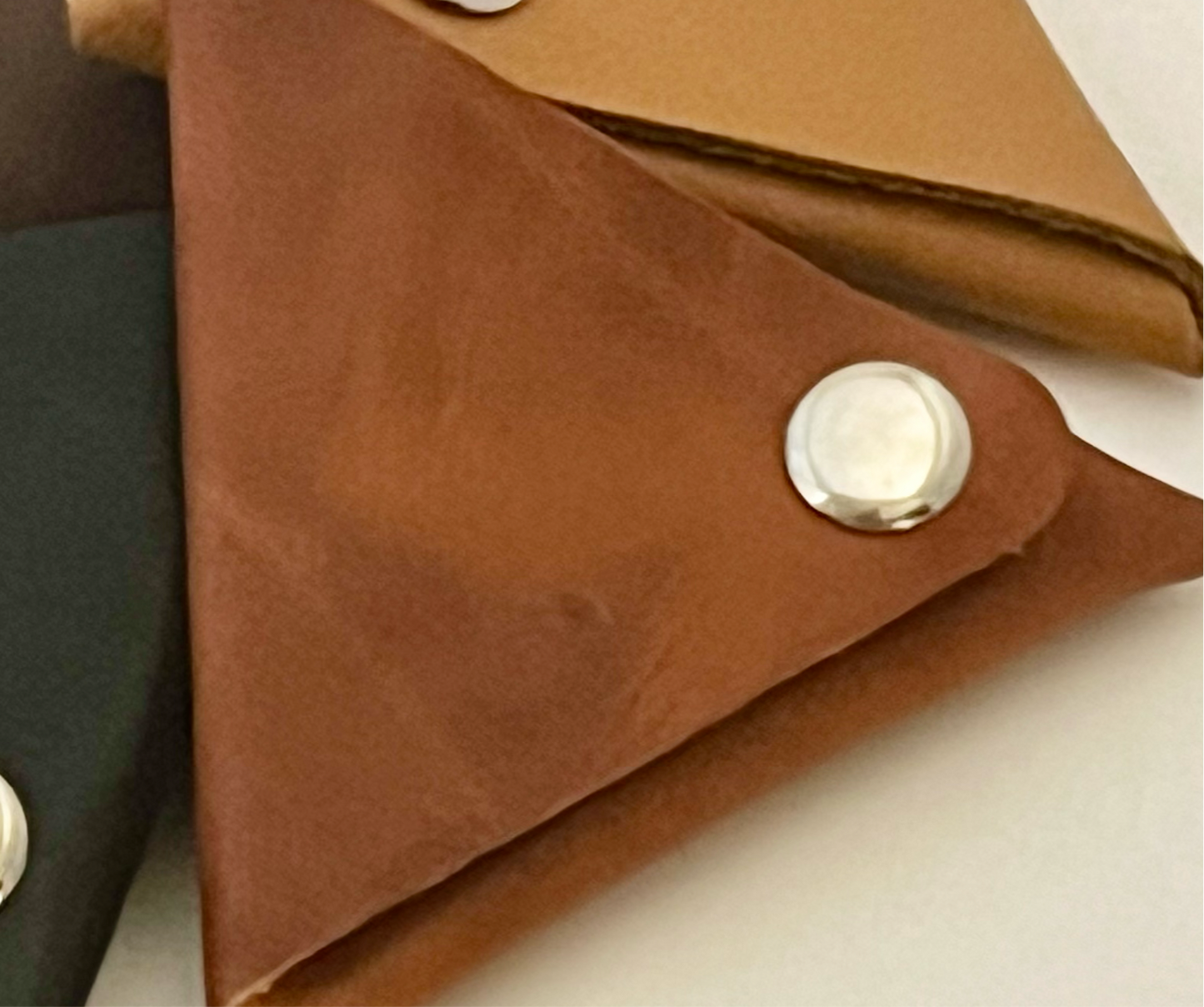 Leather Origami Coin Pouch