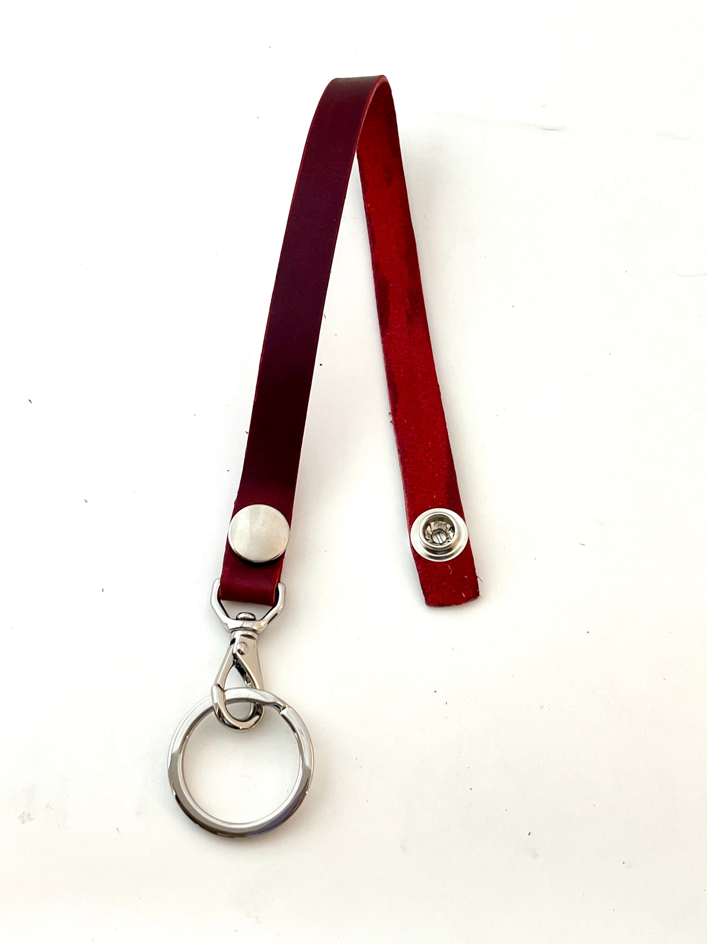 Red Leather Keychains