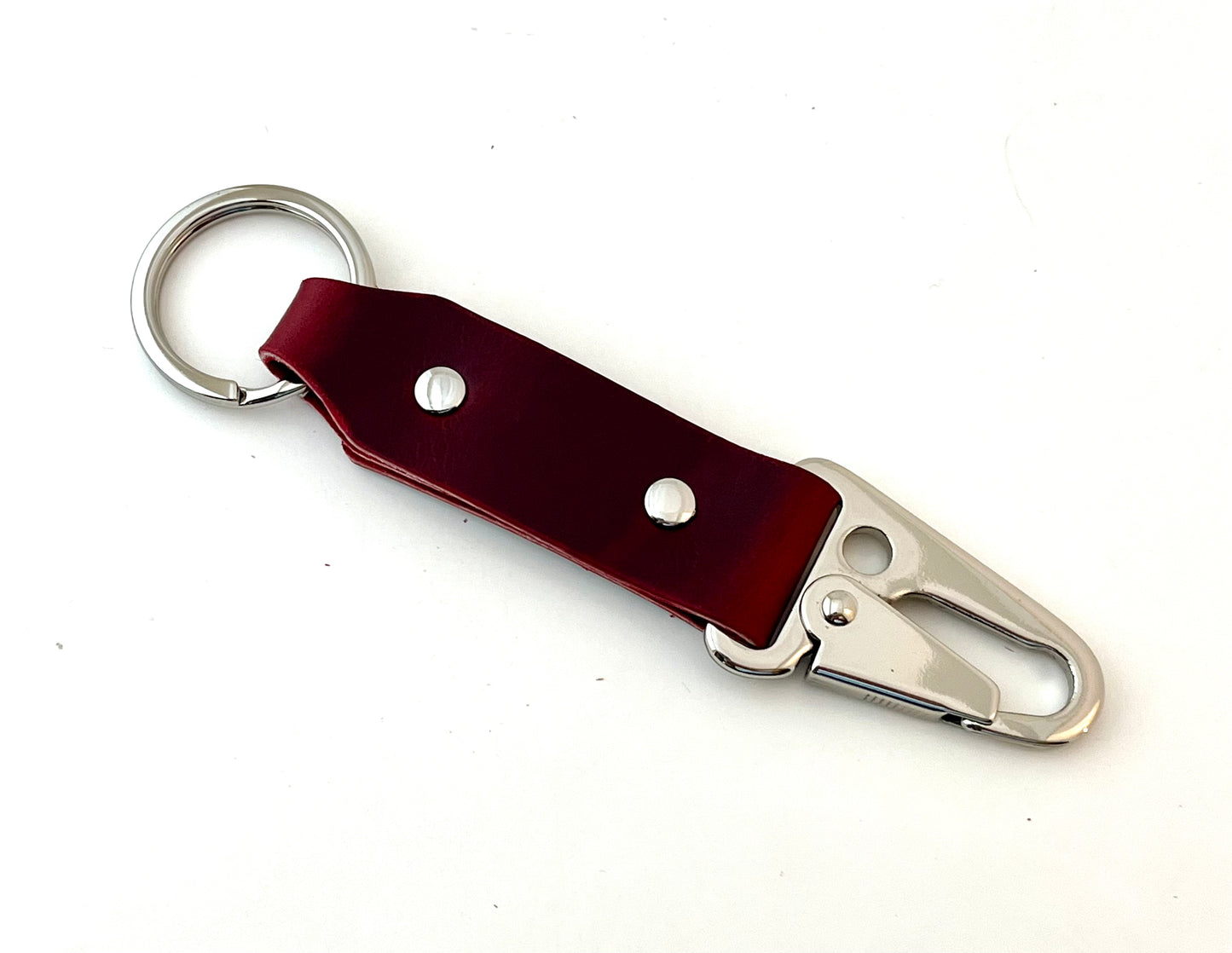 Red Leather Keychains