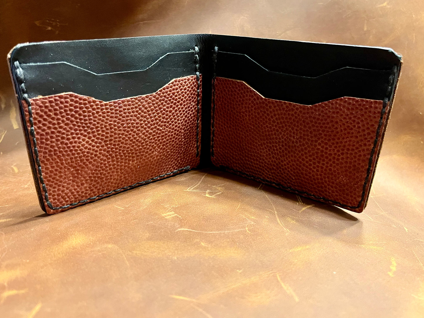 Leather Rawlings Football Wallet