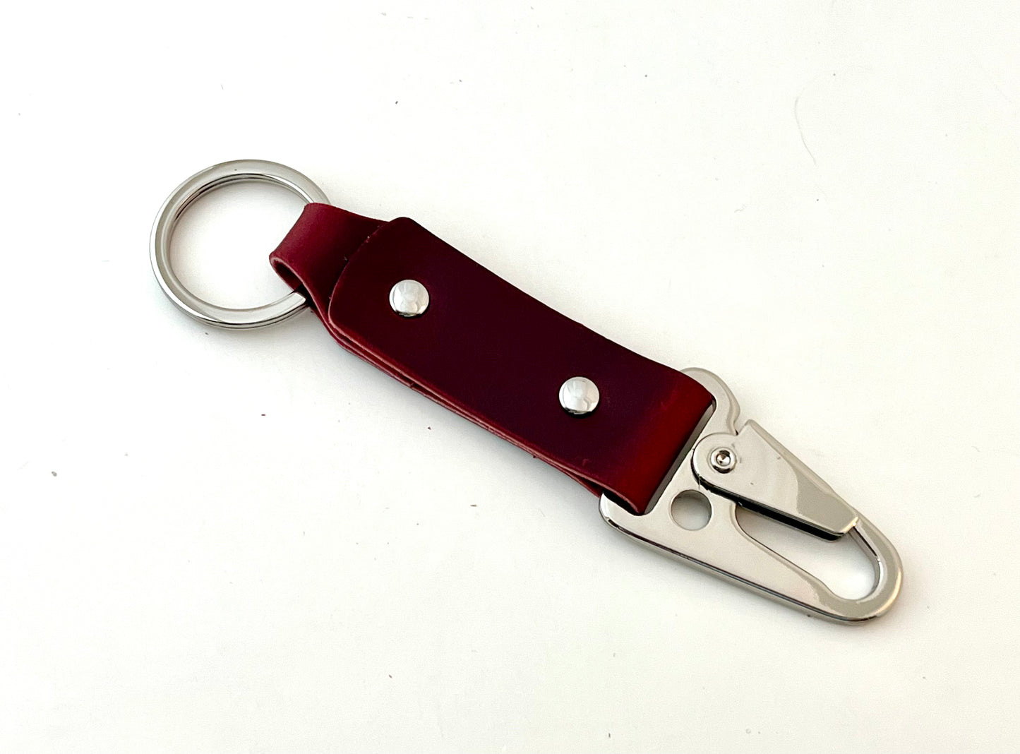 Red Leather Keychains