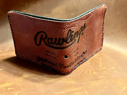 Leather Rawlings Football Wallet