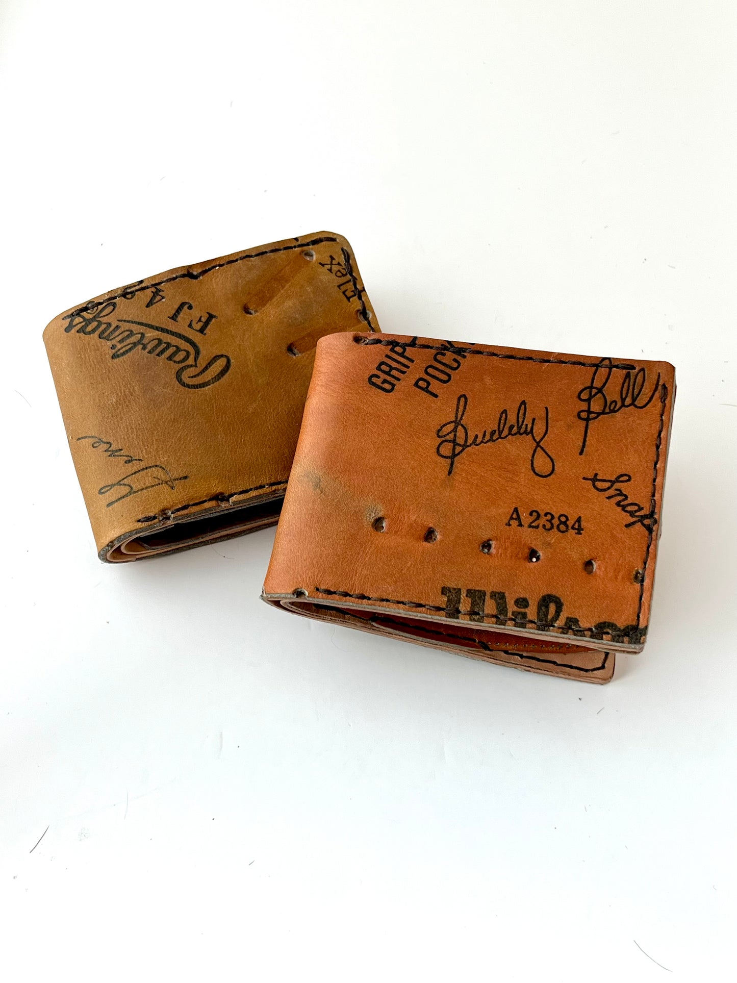 Leather Baseball Glove Wallets