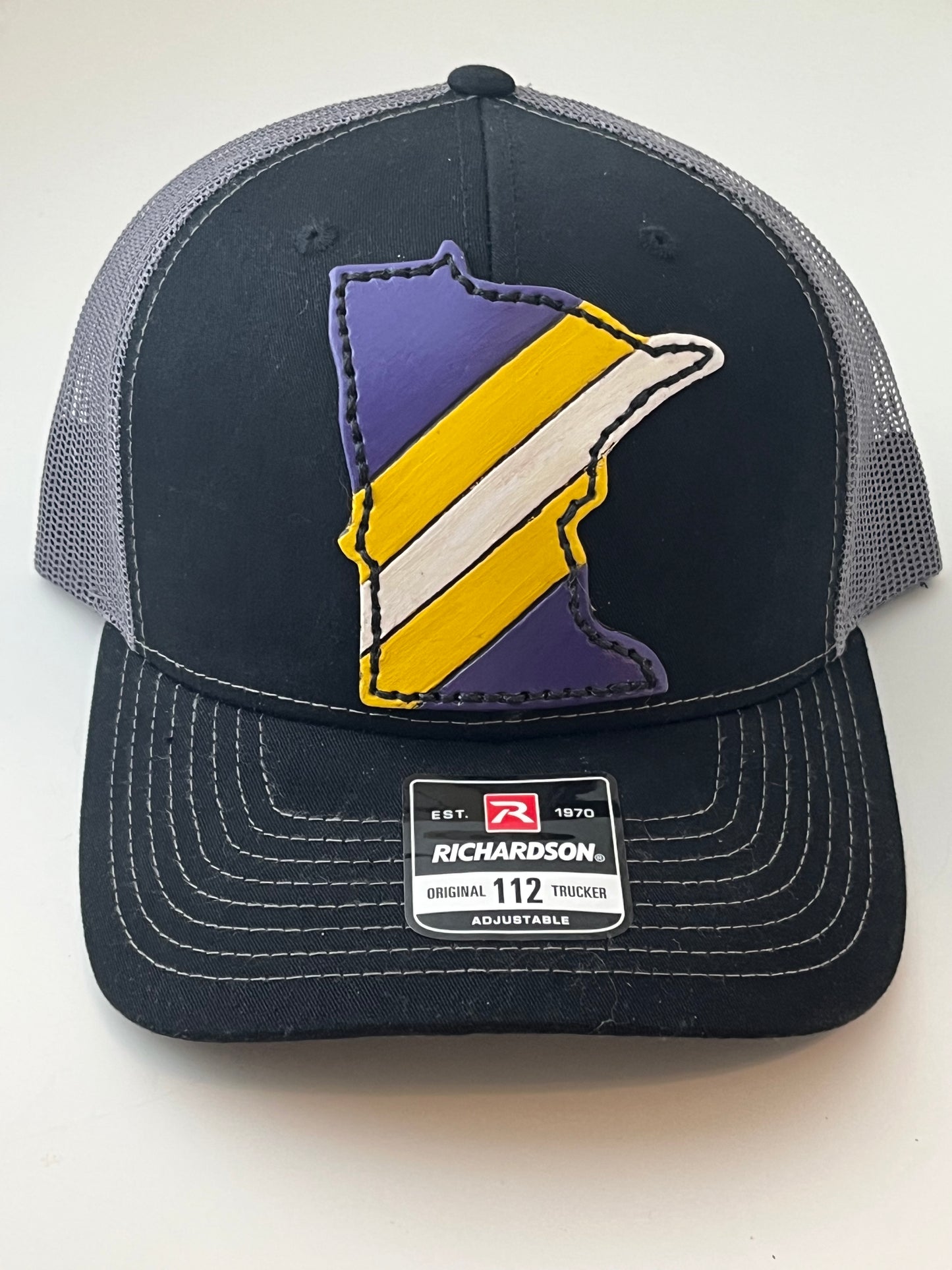 ‘98 Minnesota Vikings Inspired Richardson 112 Trucker Hats