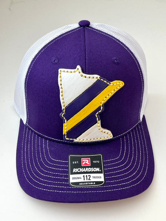 ‘98 Minnesota Vikings Inspired Richardson 112 Trucker Hats