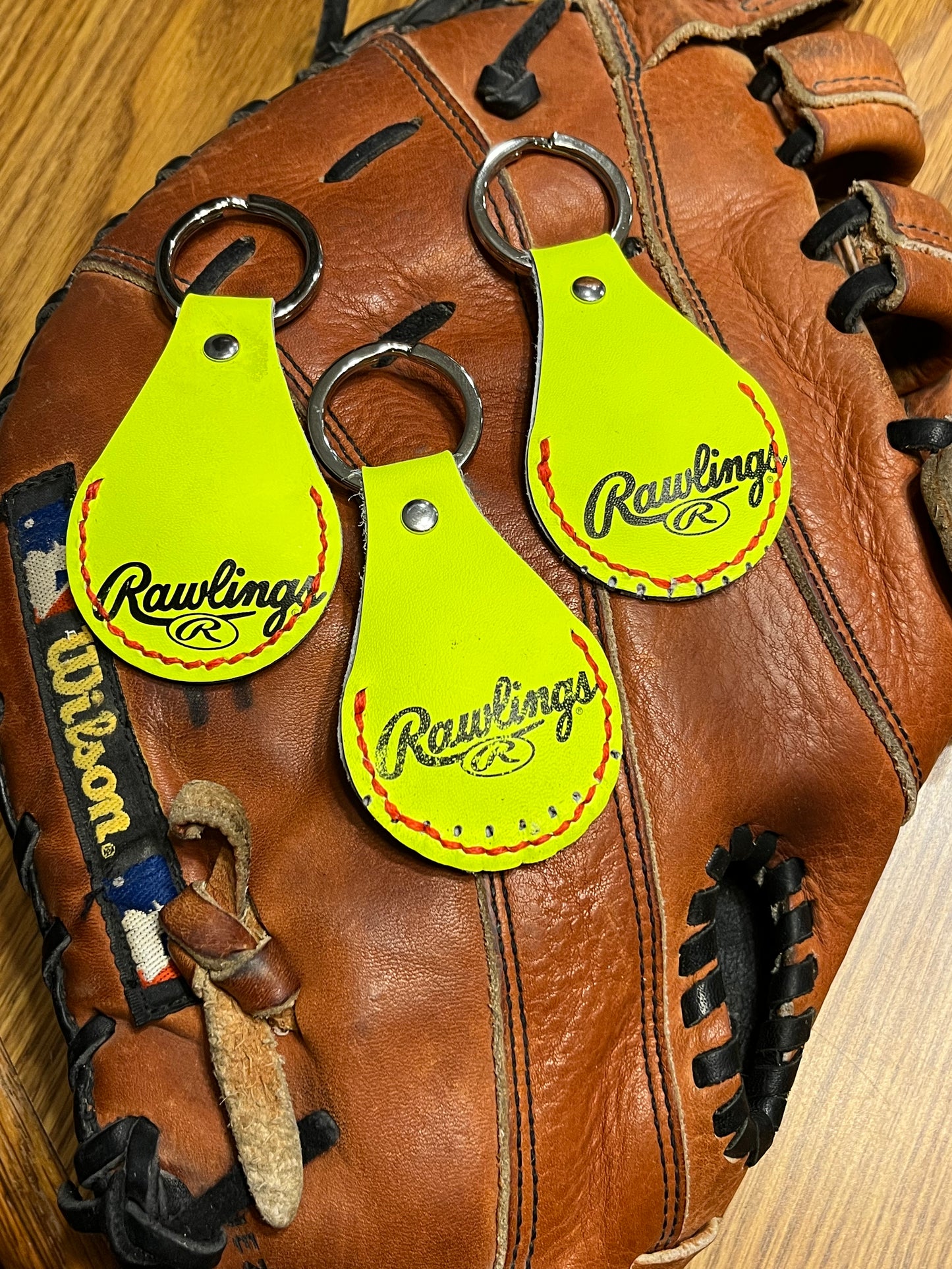 Rawlings Softball Keychain